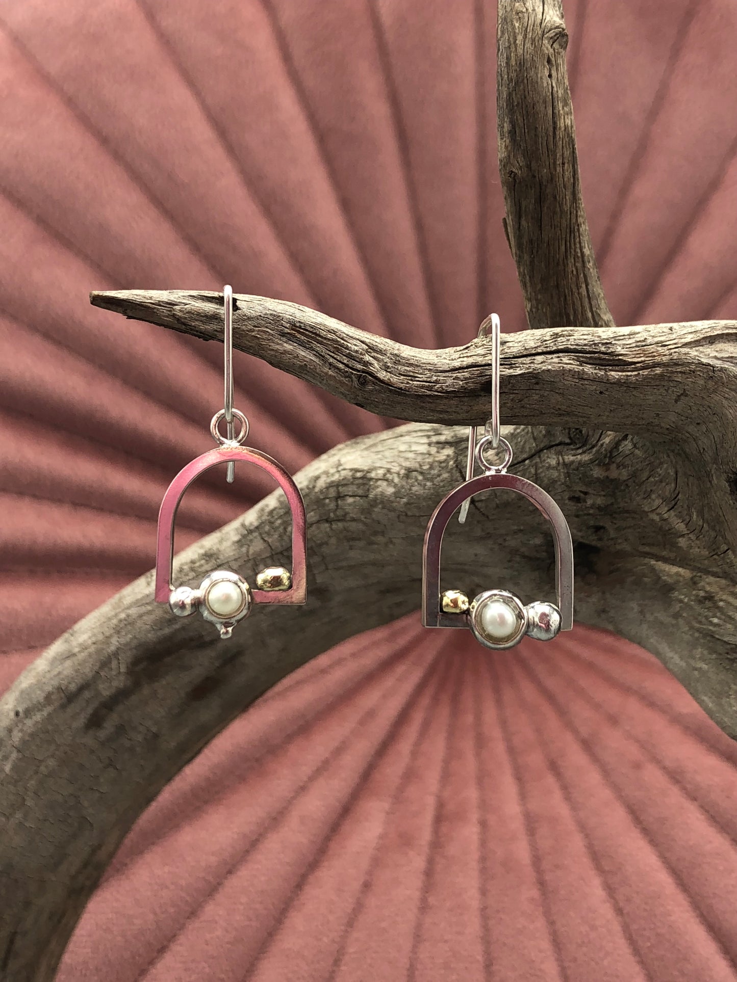 Blanc & Pearl - Earrings Blobbies