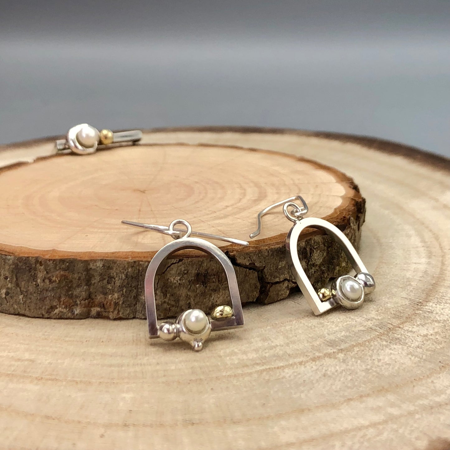 Blanc & Pearl - Earrings Blobbies